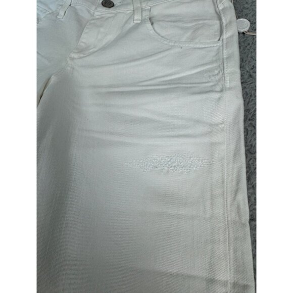True Religion Womens Relaxed White Miles Relaxed Shorts Size 26 NWT - Picture 14 of 16